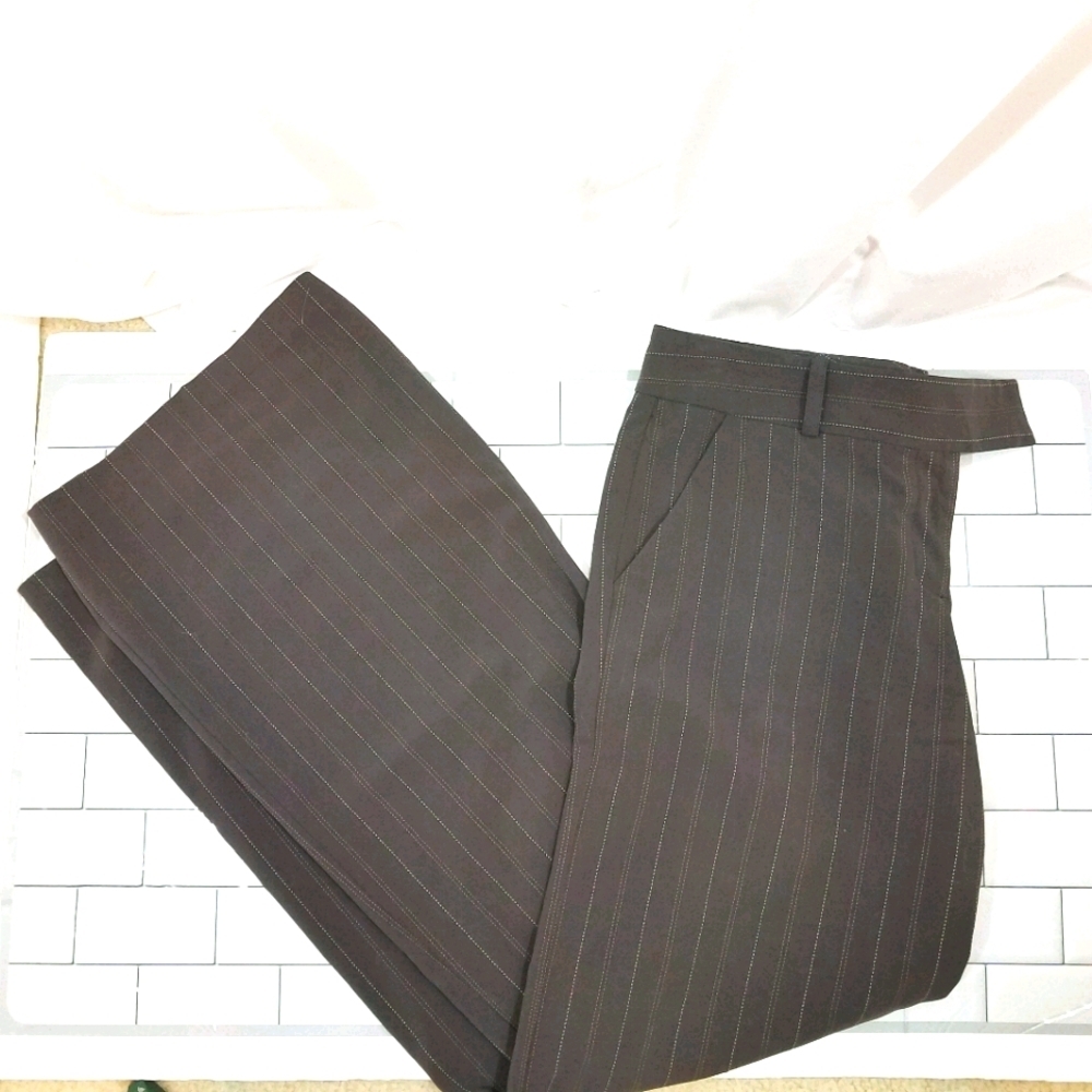 Speechless Brown pinstripe pants size 7